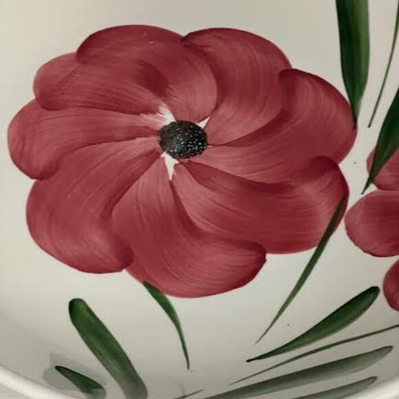 Extra Large Italian Pasta Bowl  Stoviglierie  Hand Painted Floral Made In Italy - Picture 7 of 9